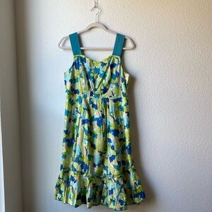 Girls from Savoy | Poplin printed midi dress